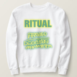 Rituele graffitigloed trui