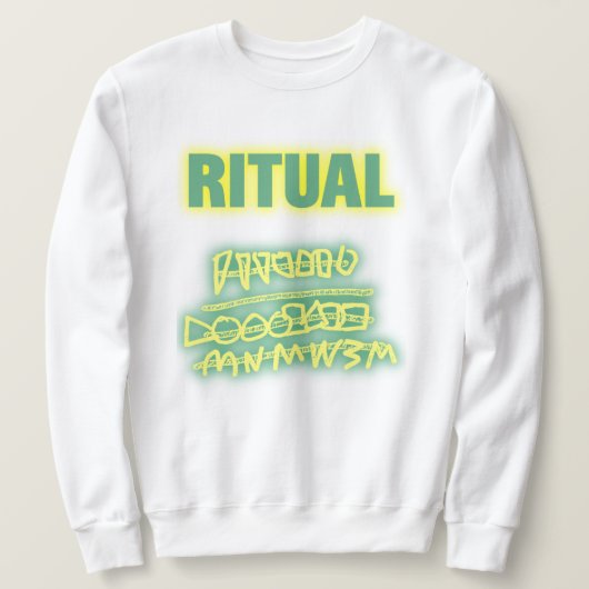 Rituele graffitigloed trui (Design voorkant)
