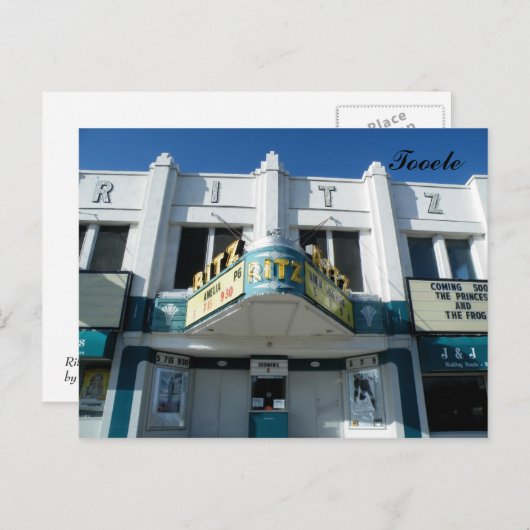 Ritz Theater Briefkaart (Voorkant / Achterkant)