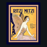 "Ritzi Mitzi" Art Deco Sheet Hoesje Afdrukken 16 x Poster<br><div class="desc">Cute Art Deco Sheet Music Hoesje "Ritzi Mitzi" Beschikbaar in andere maten.</div>