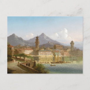 Riva aan het Gardameer   Johann Wilhelm Jankowsky Briefkaart