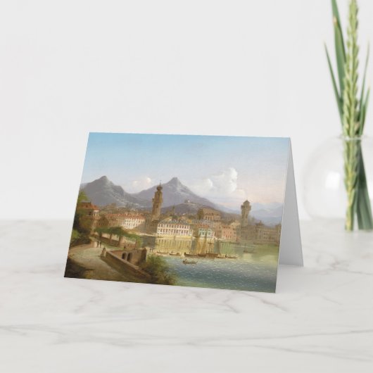 Riva aan het Gardameer | Johann Wilhelm Jankowsky Kaart (Voorkant)