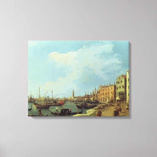 Riva Degli Schiavoni, 1724-30 Canvas Afdruk (Voorkant)
