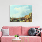 Riva Degli Schiavoni, 1724-30 Canvas Afdruk (Insitu (Woonkamer))