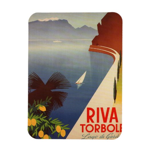 Riva Torbole, Lago di Garda Magneet (Verticaal)