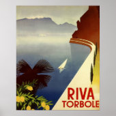 Riva Torbole, Lake Garda, Italië, riviera Poster (Voorkant)