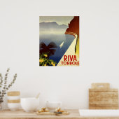 Riva Torbole, Lake Garda, Italië, riviera Poster (Keuken)