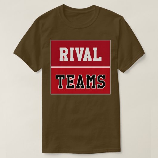Rivaal Teams Alabama vs Georgia TShirt (Design voorkant)