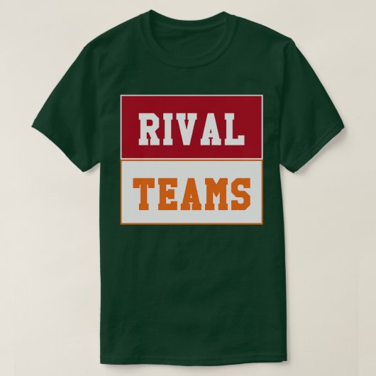 Rivaal Teams Alabama vs Tennessee TShirt (Design voorkant)