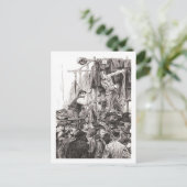 rivaliserende dealers in petticoatlangen briefkaart (Staand voorkant)