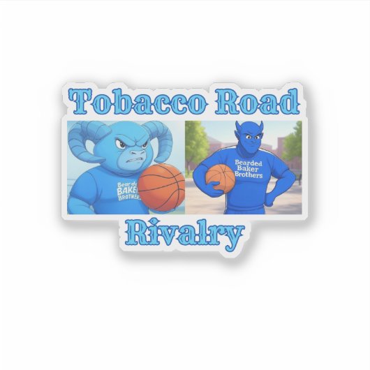 rivaliteit over de tabaksweg sticker (Voorkant)