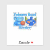 rivaliteit over de tabaksweg sticker (Vel)