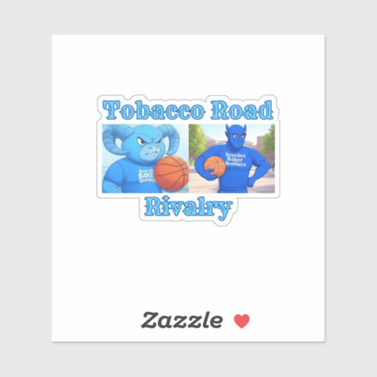 rivaliteit over de tabaksweg sticker (Vel)