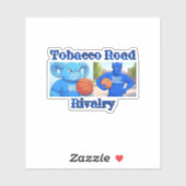 rivaliteit over de tabaksweg sticker (Vel)