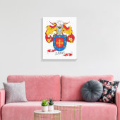Rivas Family Crest Canvas Afdruk (Insitu (Woonkamer))