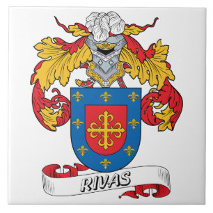 Rivas Family Crest Tegeltje