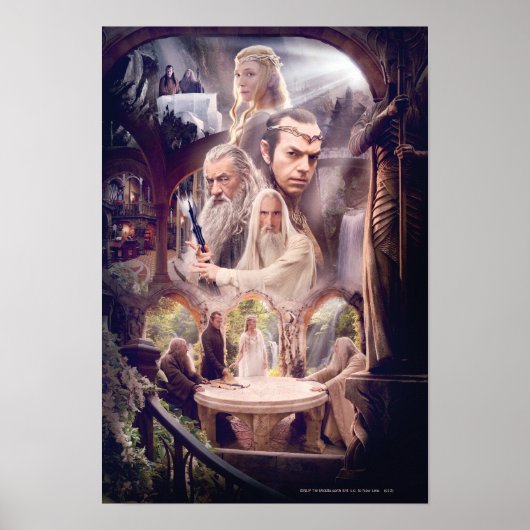 Rivendell Character Collage Poster (Voorkant)