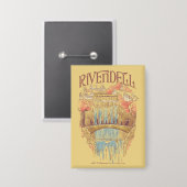RIVENDELL™ Fellowship Watercolor Illustratie Button (Voorkant / Achterkant)