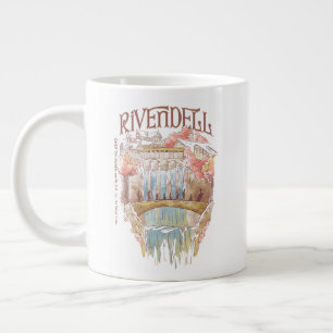 RIVENDELL™ Fellowship Watercolor Illustratie Grote Koffiekop
