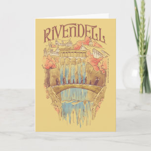 RIVENDELL™ Fellowship Watercolor Illustratie Kaart