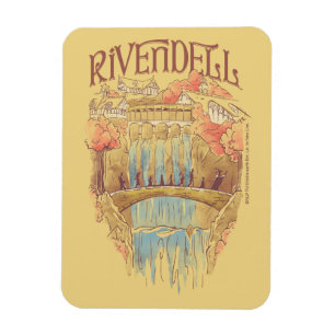 RIVENDELL™ Fellowship Watercolor Illustratie Magneet