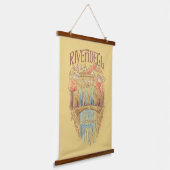 RIVENDELL™ Fellowship Watercolor Illustration Hangend Wandkleed (Gebogen)