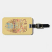 RIVENDELL™ Fellowship Waterverf Illustratie Bagagelabel (Voorkant horizontaal)