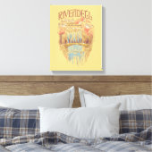 RIVENDELL™ Fellowship Waterverf Illustratie Canvas Afdruk (Insitu (Slaapkamer))