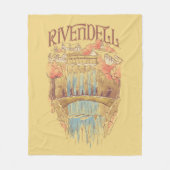 RIVENDELL™ Fellowship Waterverf Illustratie Fleece Deken (Voorkant)