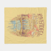 RIVENDELL™ Fellowship Waterverf Illustratie Fleece Deken (Voorkant (Horizontaal))