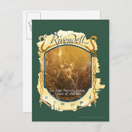 Rivendell Graphic Briefkaart (Voorkant / Achterkant)