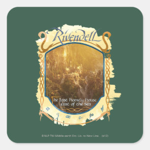 Rivendell Graphic Vierkante Sticker