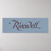Rivendell Name Solid Poster (Voorkant)