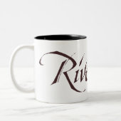 Rivendell Name Solid Tweekleurige Koffiemok (Links)