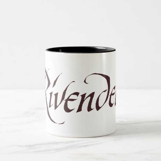 Rivendell Name Solid Tweekleurige Koffiemok (Center)