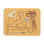 RIVENDELL™ Watercolor Collage Graphic Magneet (Horizontaal)