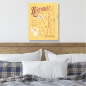 RIVENDELL™ Waterverf Collage Grafiek Canvas Afdruk (Insitu (Slaapkamer))