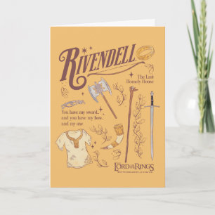 RIVENDELL™ Waterverf Collage Grafiek Kaart