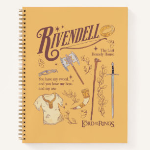 RIVENDELL™ Waterverf Collage Grafiek Notitieboek