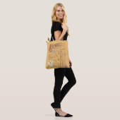 RIVENDELL™ Waterverf Collage Grafiek Tote Bag (Op model)