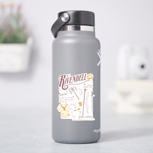 RIVENDELL™ Waterverf Collage Grafisch Sticker