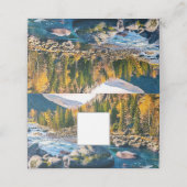 River and Mountains Schilderachtig foto Plaatskaartje (Buitenkant ongevouwen)