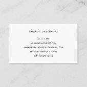 River and Mountains Schilderachtig foto Visitekaartje (Achterkant)