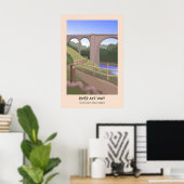 River Ayr Way Scotlands Great Trails Poster (Thuiskantoor)
