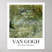 River Bank in Springtime door Vincent van Gogh Poster (Voorkant)