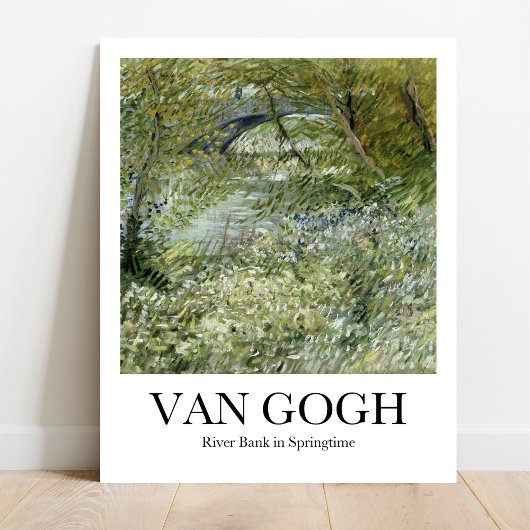 River Bank in Springtime door Vincent van Gogh Poster