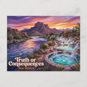 River Bend Hot Springs VS Briefkaart