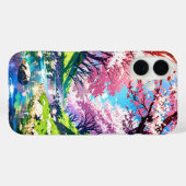 River Bend in de lente - Anime Landscape Case-Mate iPhone Case (Achterkant (horizontaal))