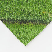 River between coconut trees painting fleece deken (Hoek)