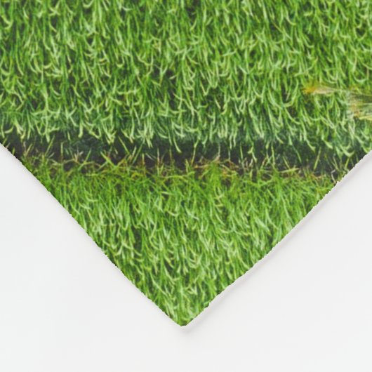 River between coconut trees painting fleece deken (Hoek)